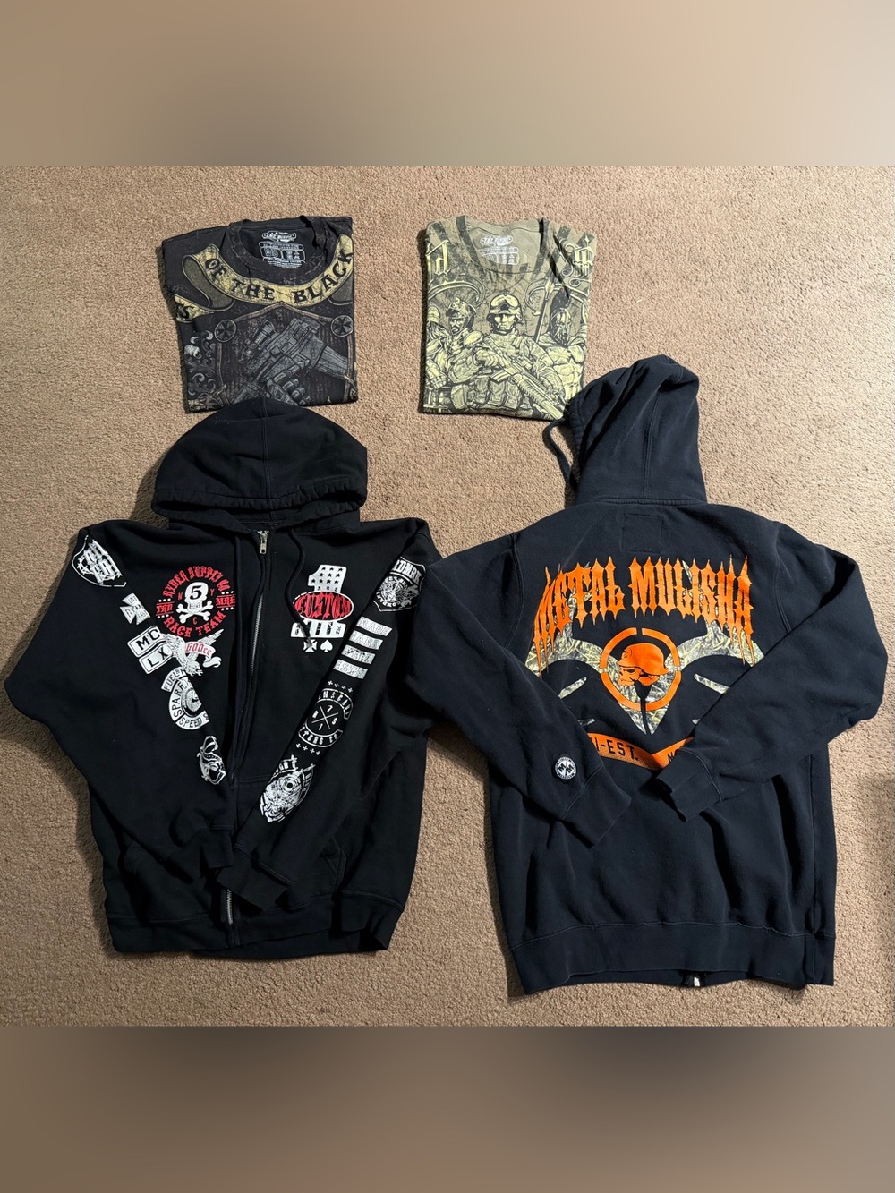Y2k T-shirt & hoodie jacket Bundle